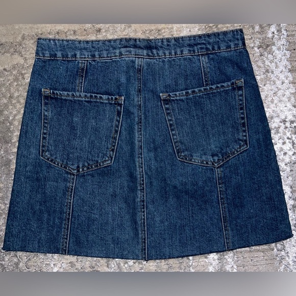 Aeropostale High Rise Denim Mini Skirt - Picture 2 of 5
